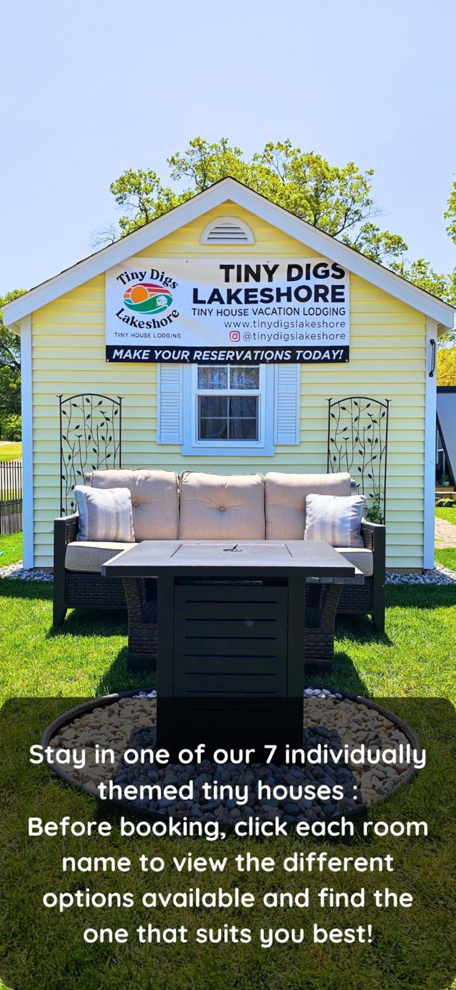 Tiny Digs Lakeshore - Tiny House Lodging Hotel Muskegon Exterior foto