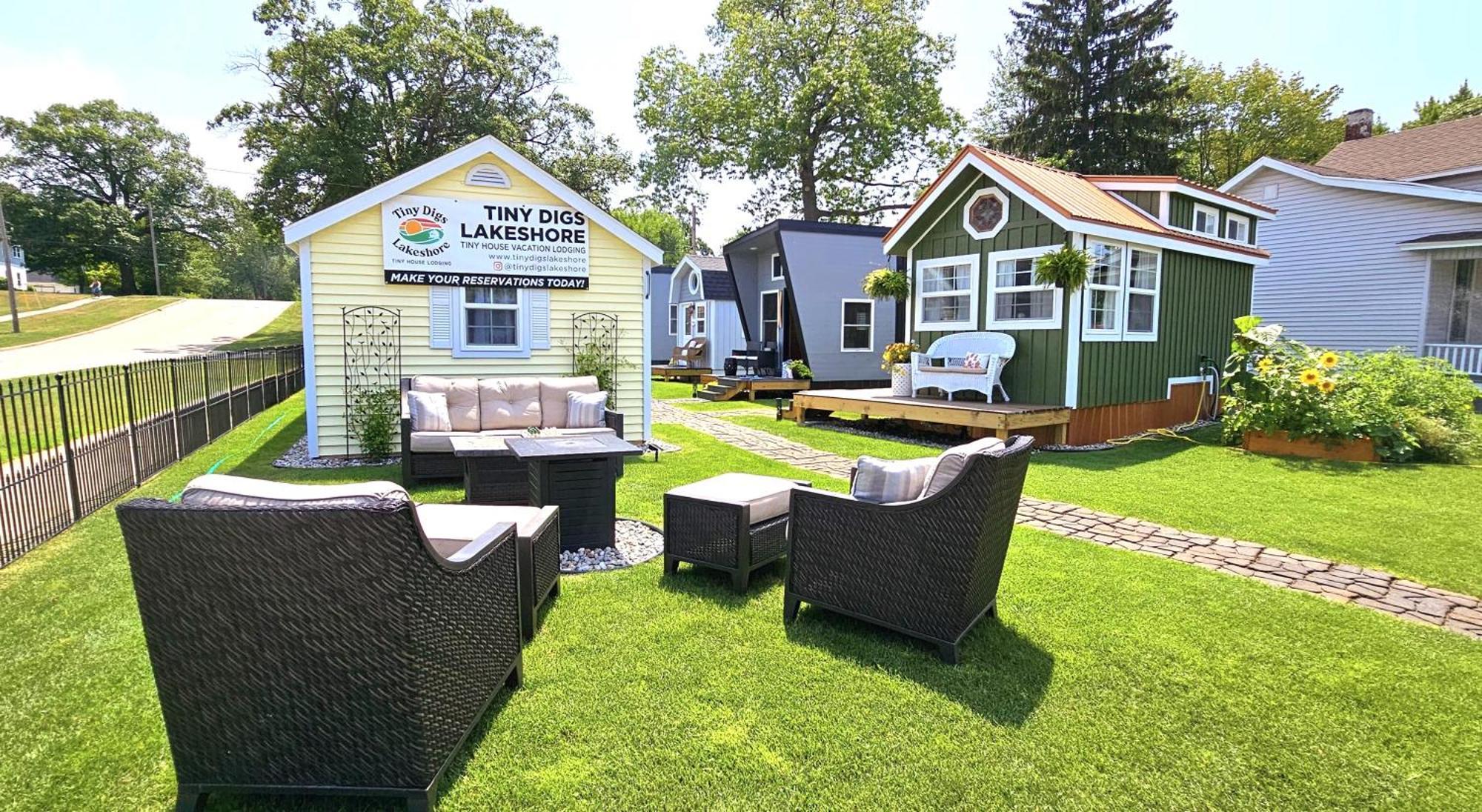 Tiny Digs Lakeshore - Tiny House Lodging Hotel Muskegon Exterior foto